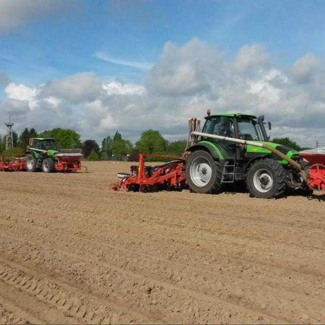 Zaaien maïs Kuhn 8 rijen