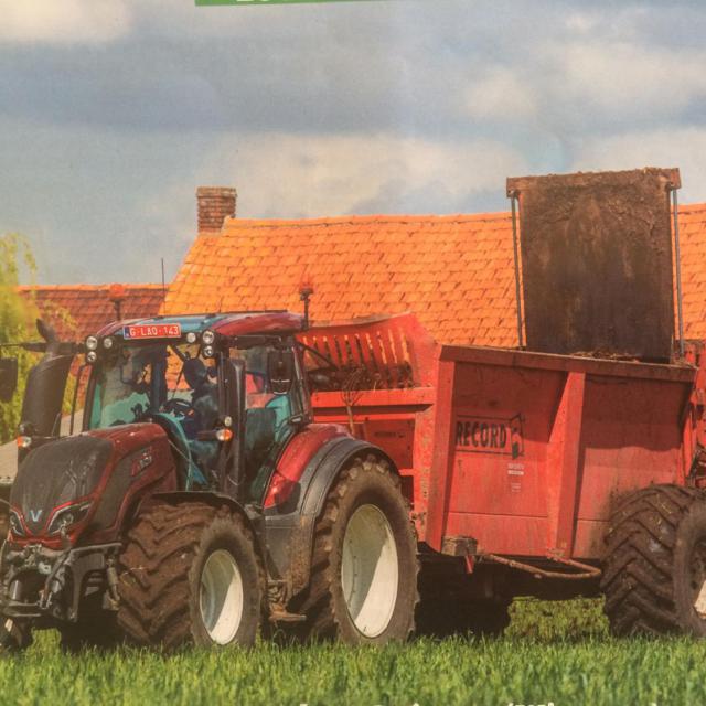 Stalmest spreiden Record 12 ton